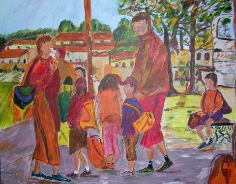 Les enfants en colonie